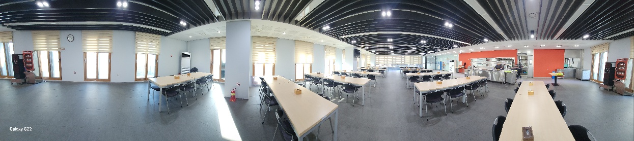 단체급식 식당 전경